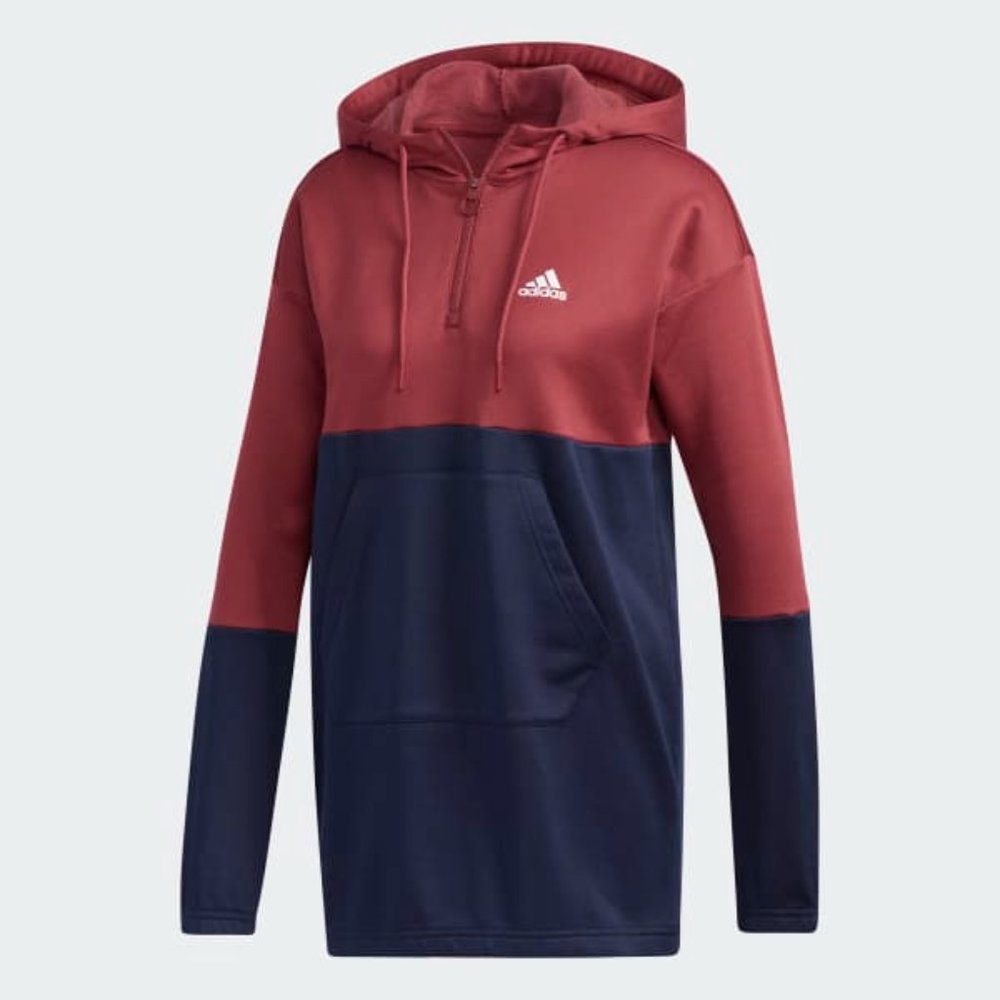 Adidas two tone sweater with hood - Picture 2 of 8
